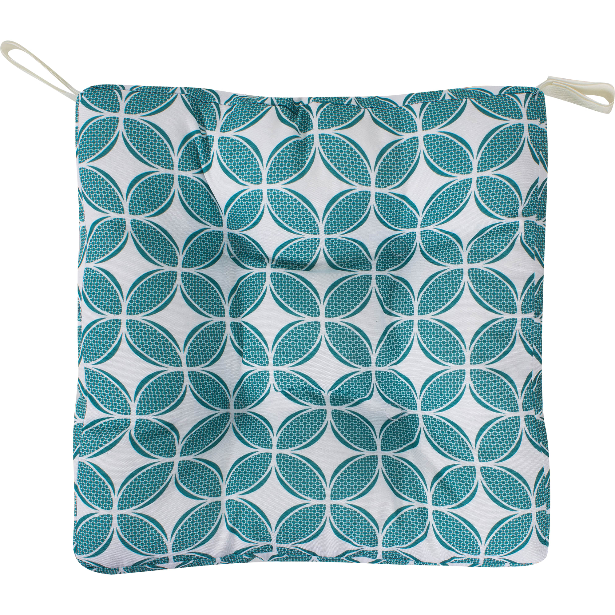 82009015 Сидушка для стула «Геометрия», 40х35 см, цвет бирюзовый Santreyd 