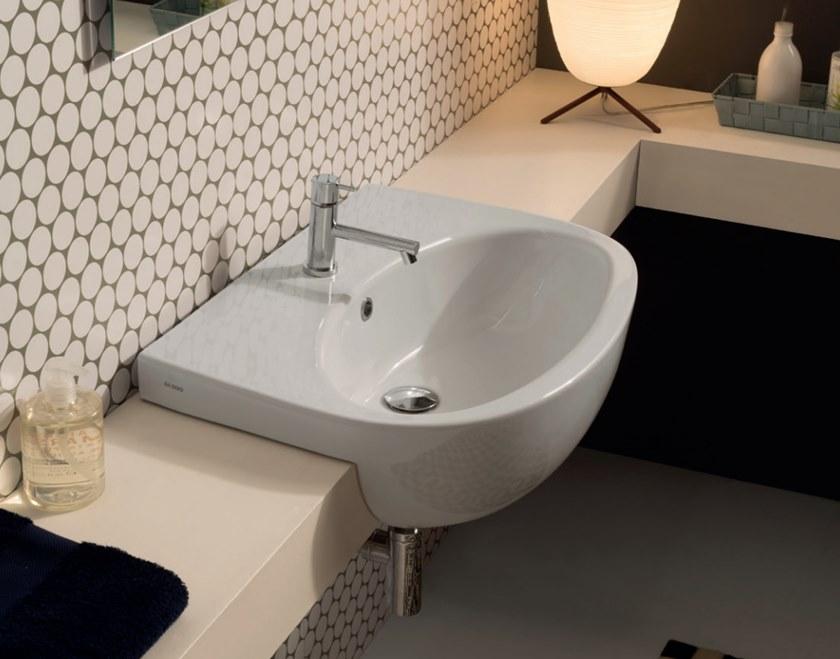 Gr015 Накладная раковина консольная овальная Ceramica Globo Grace - Вид №1