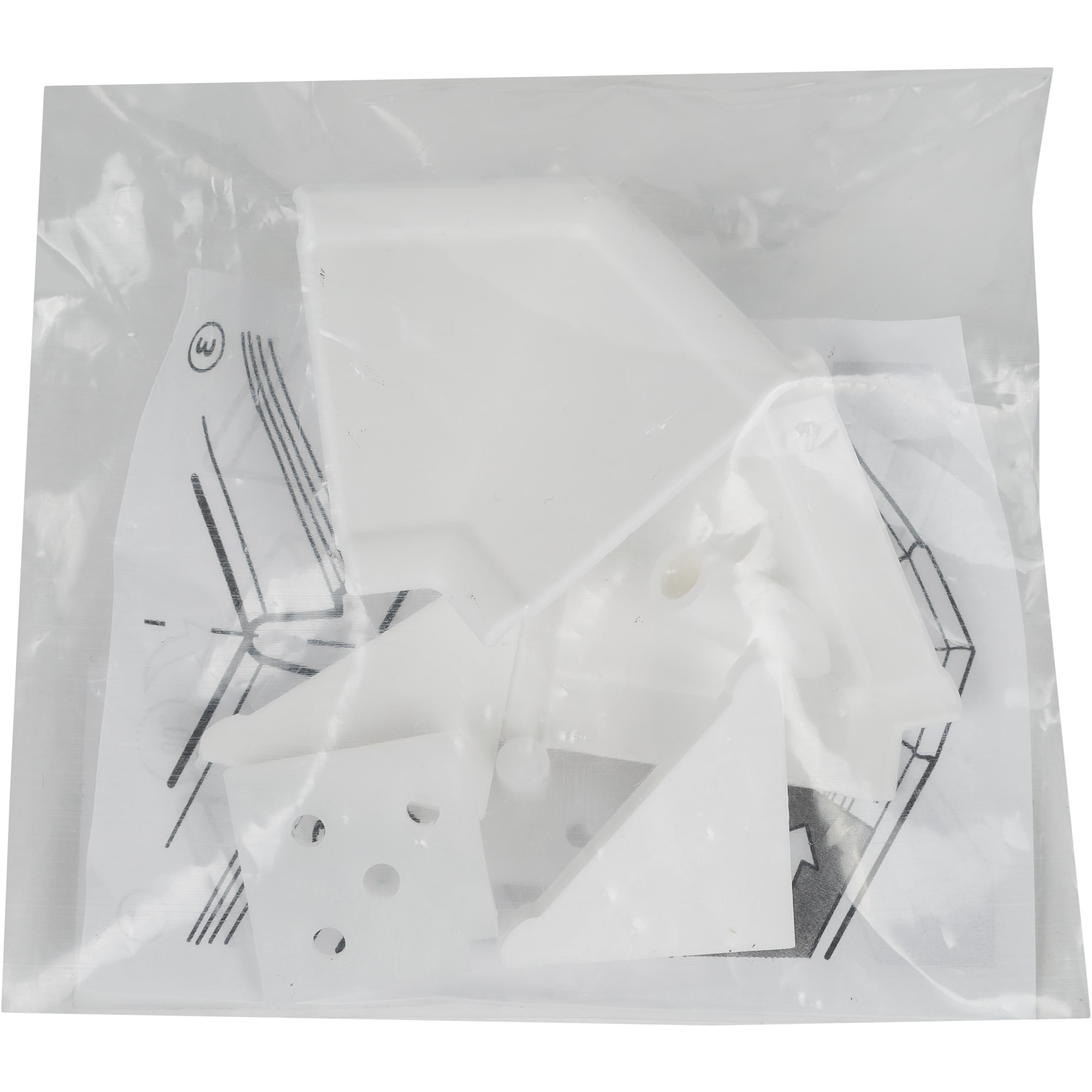 83548512 Комплект для установки плинтуса, цвет белый Santreyd  - Вид №1