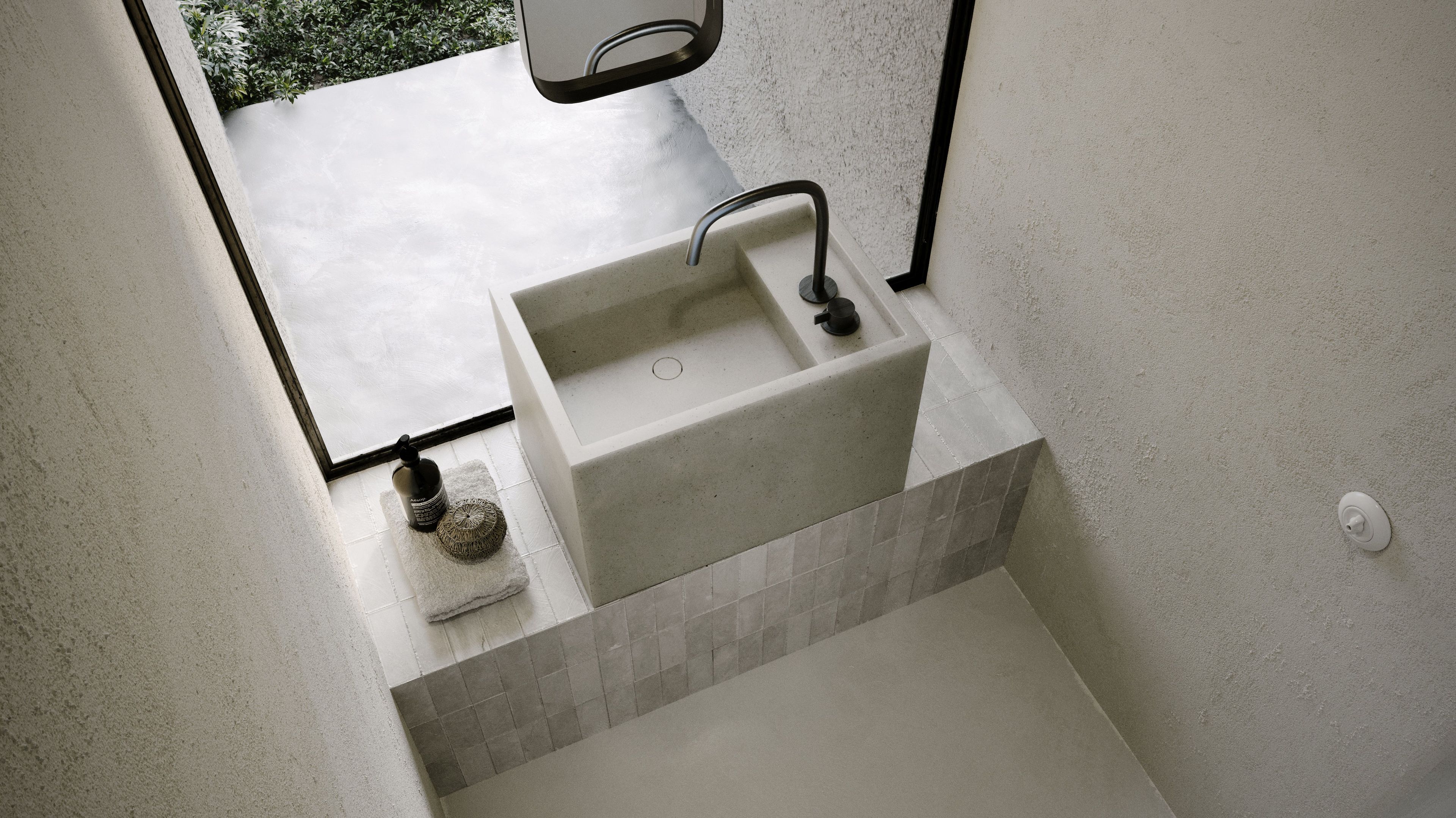 Одиночный подвесной умывальник из натурального камня COCOON Piet Boon ARCH-00052049 - Вид №23