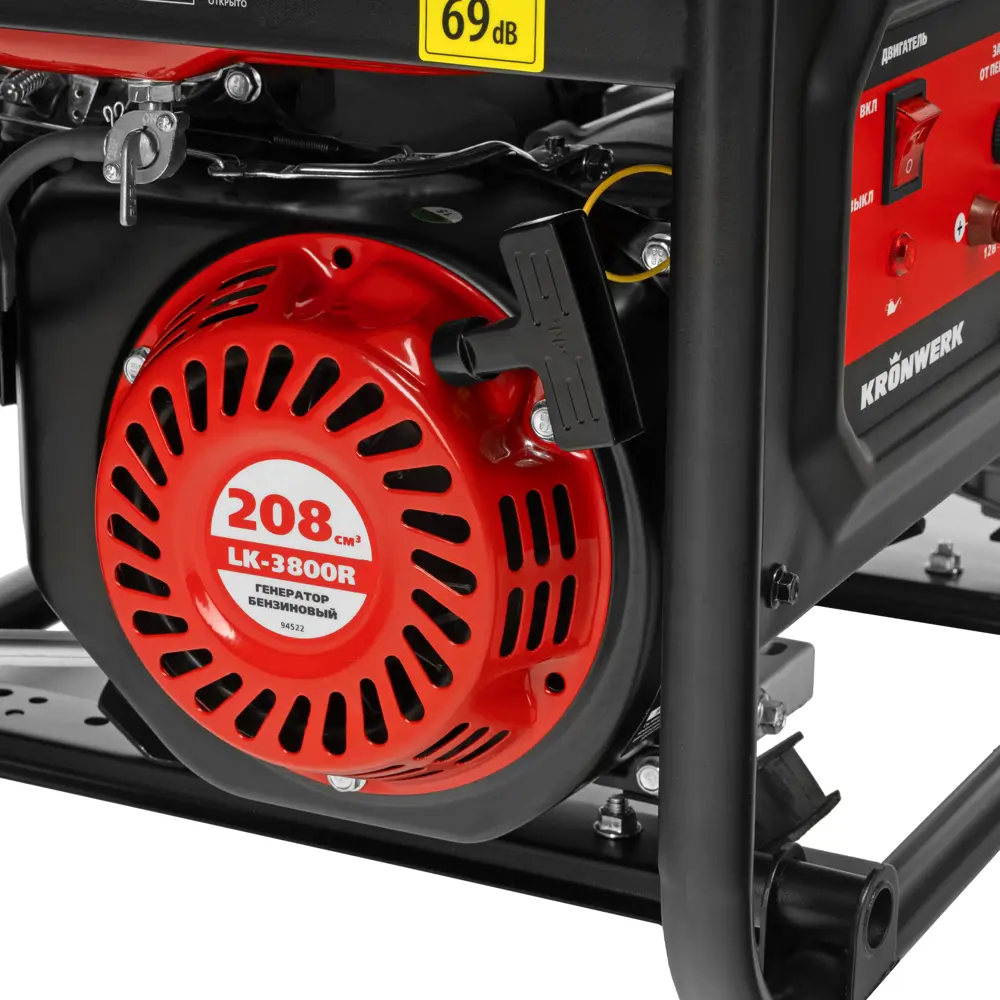 Бензогенератор KRONWERK LK-3800R 3.8 кВт - надежный источник энергии 89386579 STLM-1457848 - Вид №13