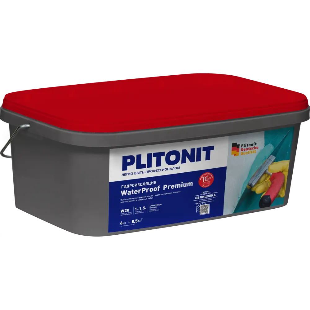 Мастика гидроизоляционная Plitonit Waterproof Premium 6 кг STLM-2113899 - Вид №2