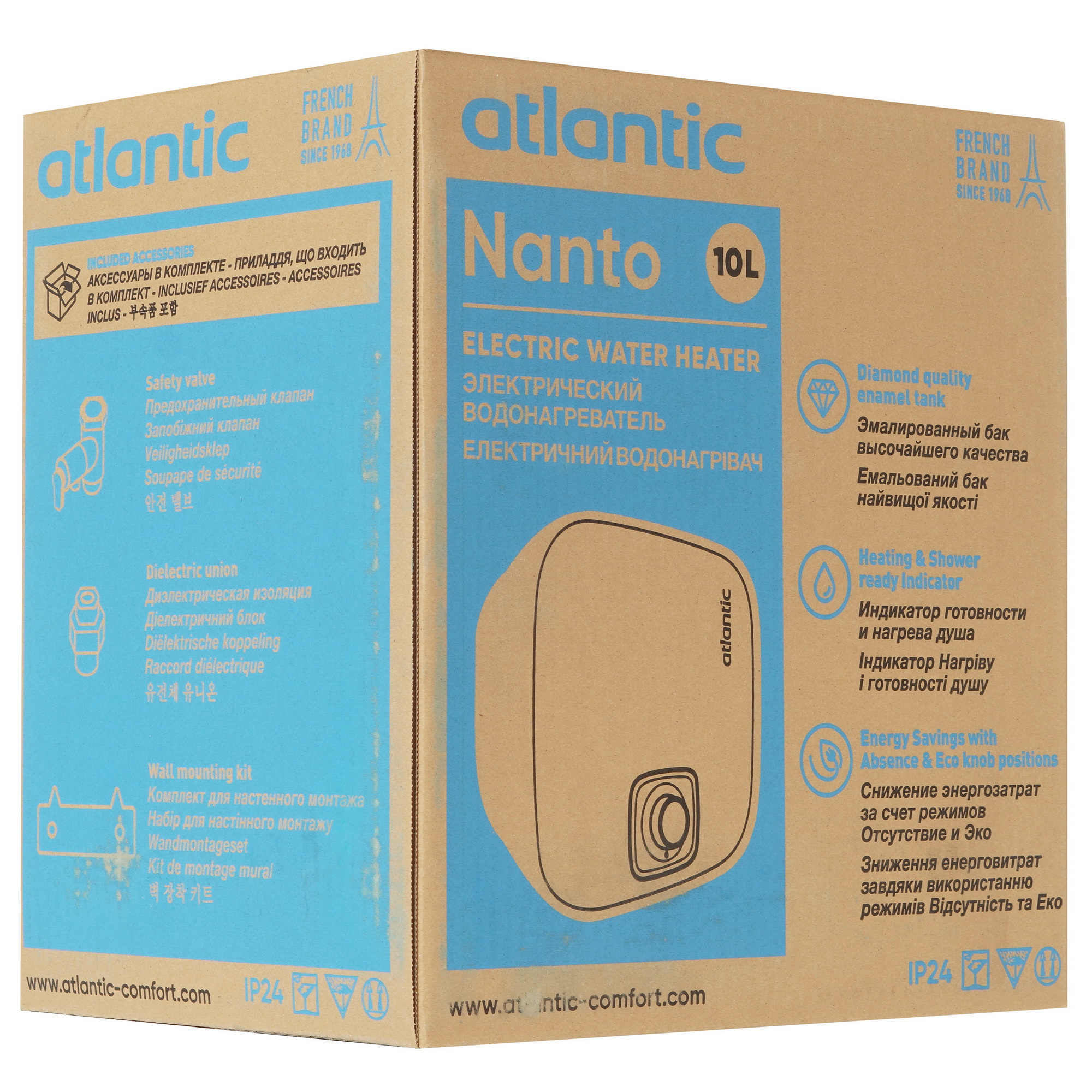 9033285 Водонагреватель электрический Atlantic Nanto 10 US STDN-0114004 - Вид №9