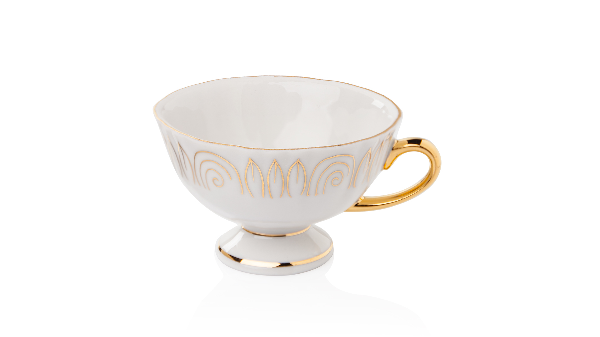 10617383 Мануфактуры Гарднеръ в Вербилках Чашка с блюдцем 100 № 5 "Сувенирная" Фарфор, Керамика  - Вид №2