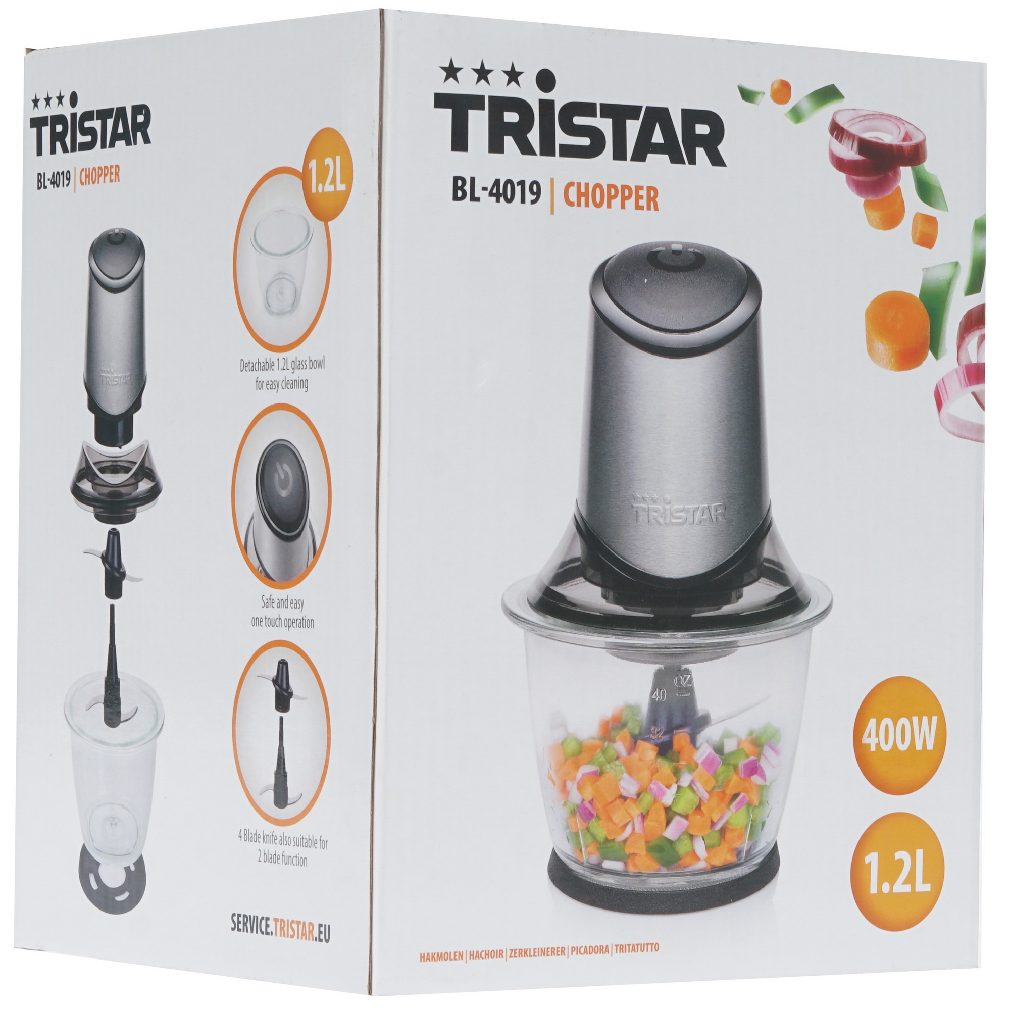 8117459 Измельчитель  Tristar BL-4019 серебристый STDN-0119132 - Вид №7
