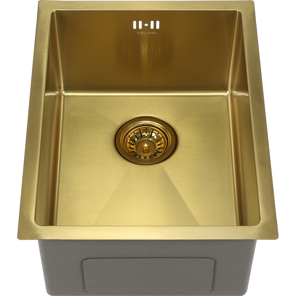 Мойка D5138HG MELANA ProfLine 1,2/220 ЗОЛОТО врезная прямоугольная D5138HG D5138HG золото