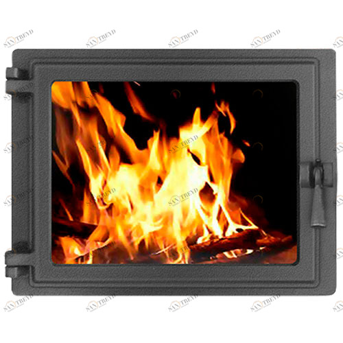 Дверка каминная Этна Панорама Левая 5351