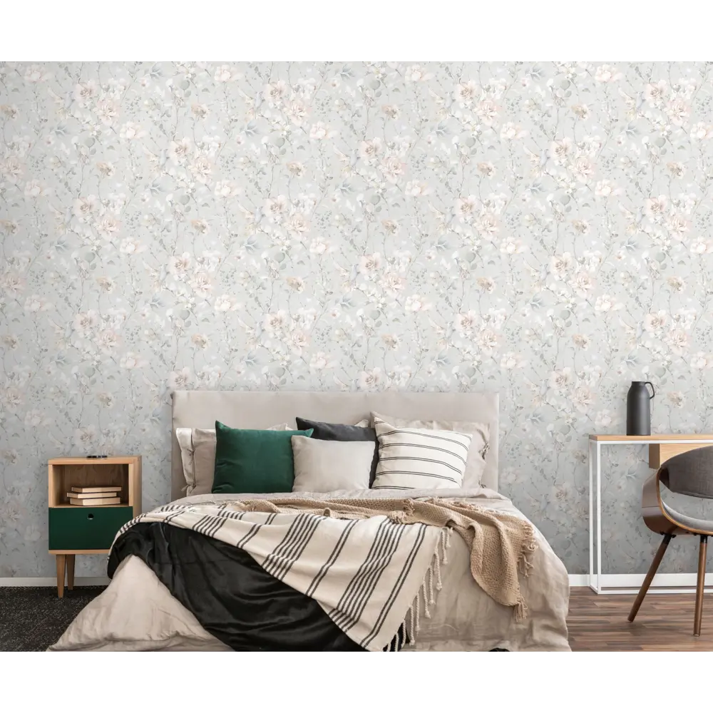 Обои флизелиновые Ateliero Garden серые 1,06х10 м At283243 STLM-2133234 - Вид №2