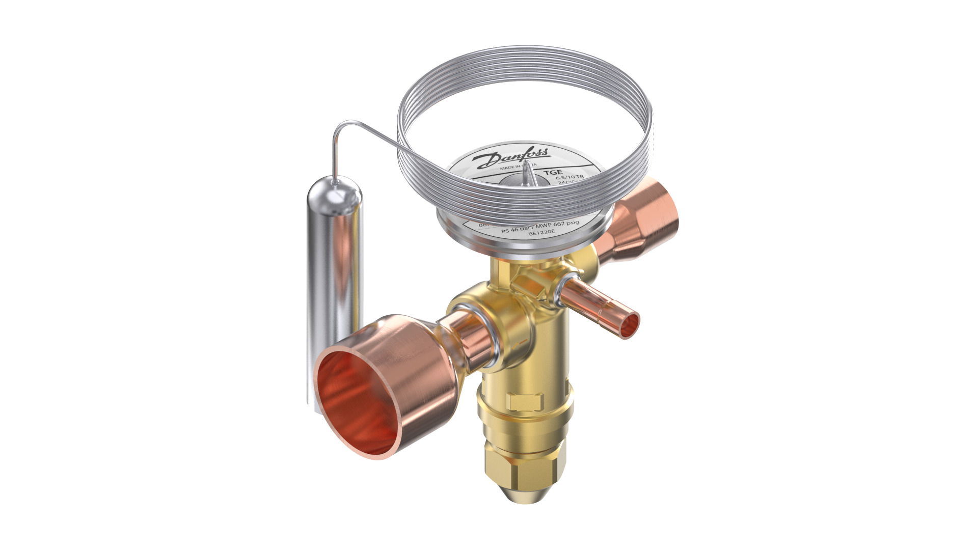 Danfoss TGE — Клапаны терморегулирующие со встроенными клапанными узлами TGE 40-26 Клапан терморегулирующий 067N3135  - Вид №10