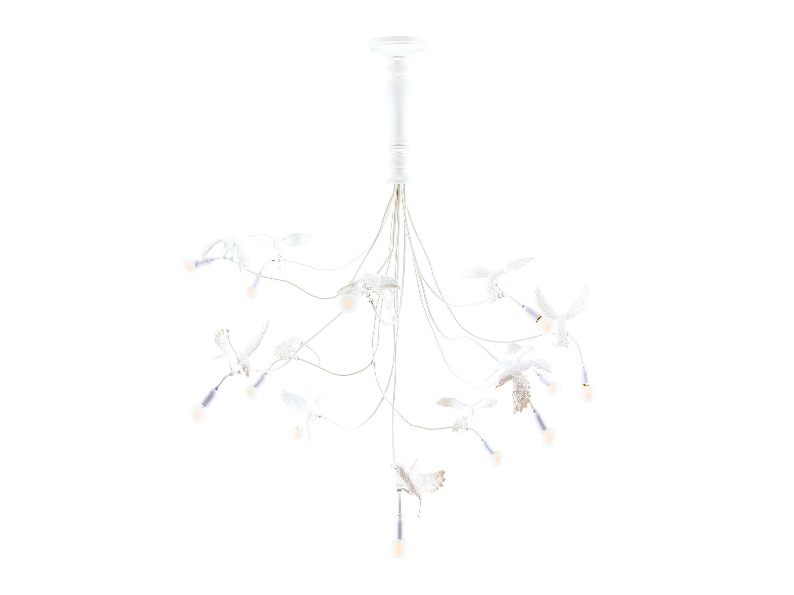 Светодиодная подвесная лампа из смолы Seletti Sparrow Lamp ARCH-00118260