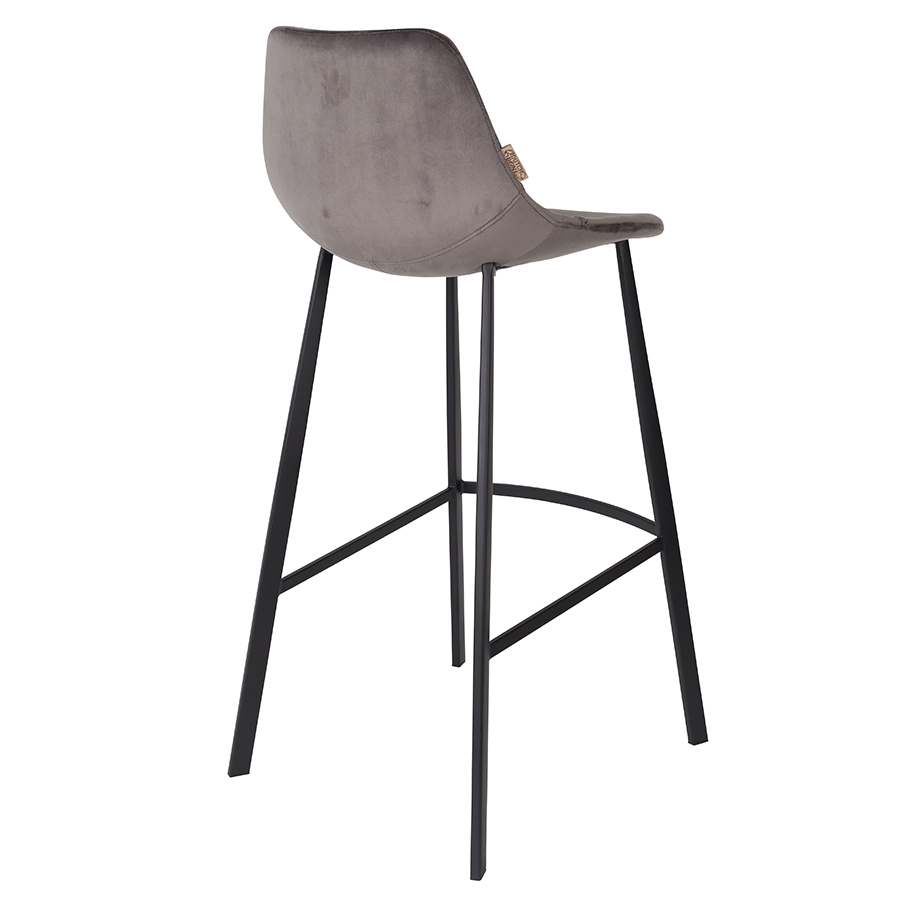 Стул барный Franky серый Dutchbone 1500070 - Вид №7