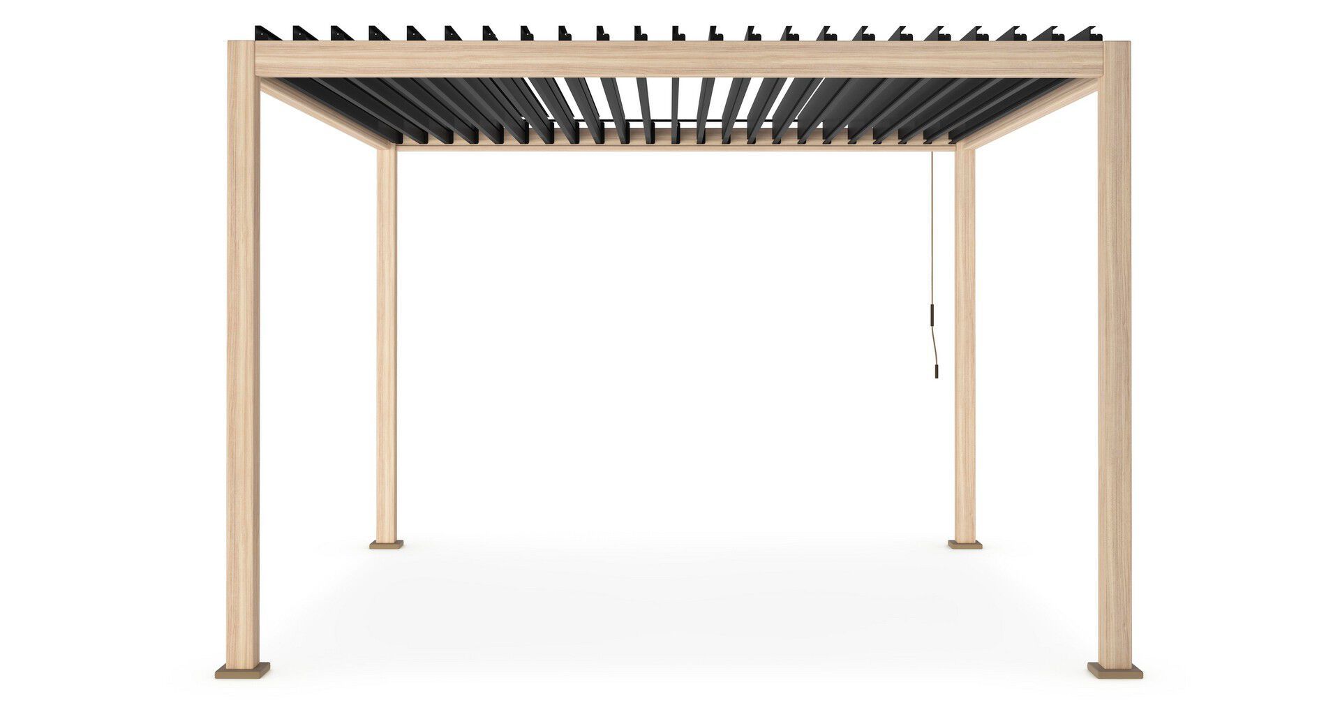 Самонесущая пергола из алюминия с поворотными пластинами BIZZOTTO OCEAN ARCH-00042235 - Вид №54