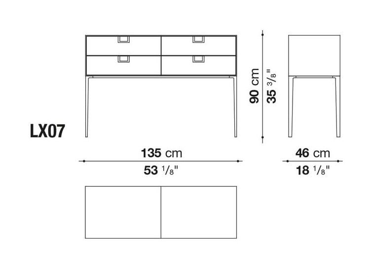 Шкаф с ящиками Maxalto ARCH-00148573 - Вид №7