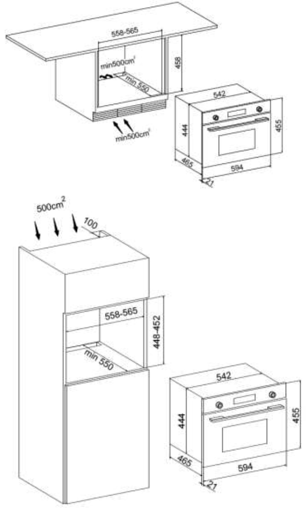 8157942 Электрический духовой шкаф Graude BWGK 45.0 EL бежевый STDN-0074354 - Вид №8