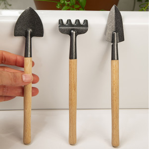 CD523 Набор инструментов для декоративных растений mini garden 3 предмета Kikkerland