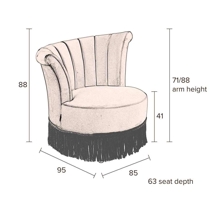 Кресло Flair золотисто-коричневое Dutchbone 3100052 - Вид №9