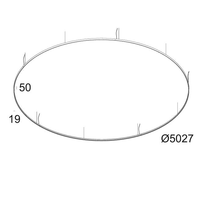 Металлический светодиодный подвесной светильник Deltalight Superloop ARCH-00090271 - Вид №9