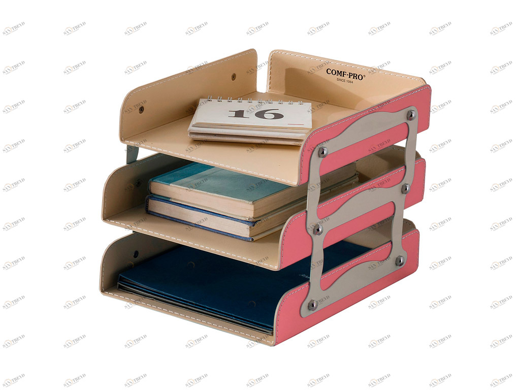 Лоток для бумаг розовый COMF-PRO  261319 Розовый Santreyd 