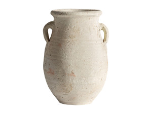 Круглая ваза ручной работы из камня