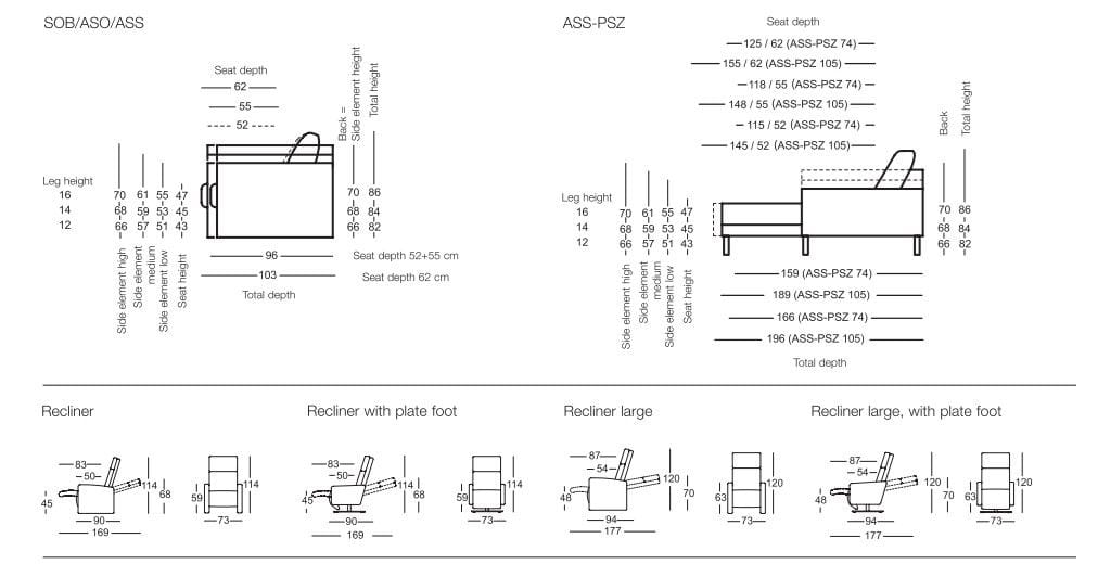 Угловой диван из ткани Rolf Benz Rolf Benz 011 EGO ARCH-00030916 - Вид №8