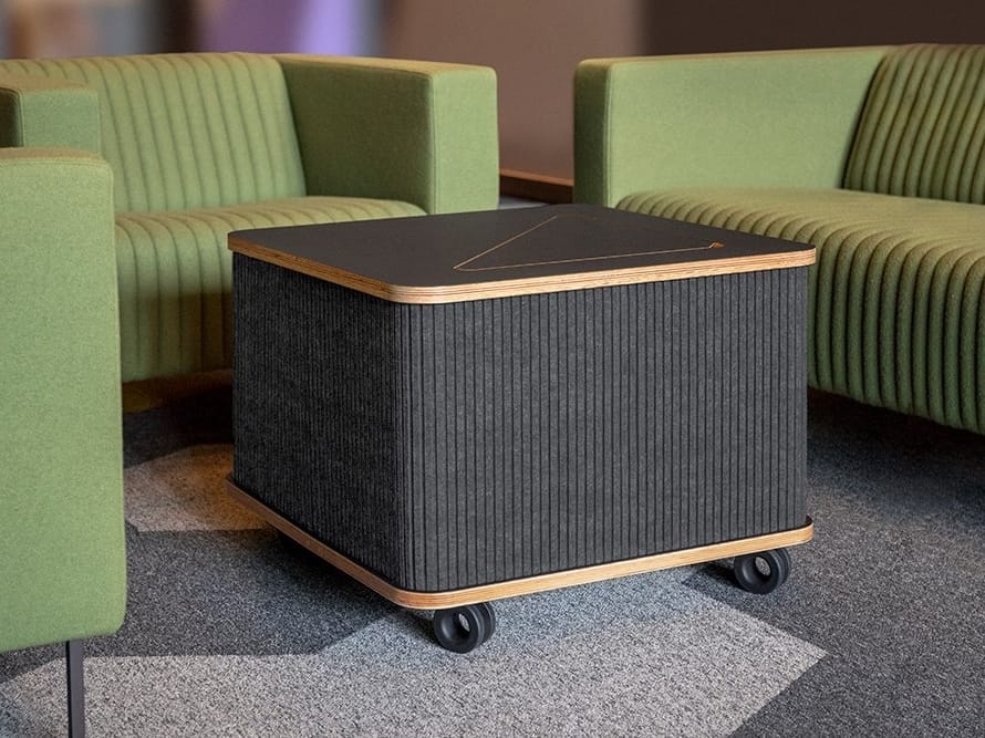 Низкий журнальный столик из войлока с колесами Askia THE CATCHER ARCH-00150503 - Вид №13