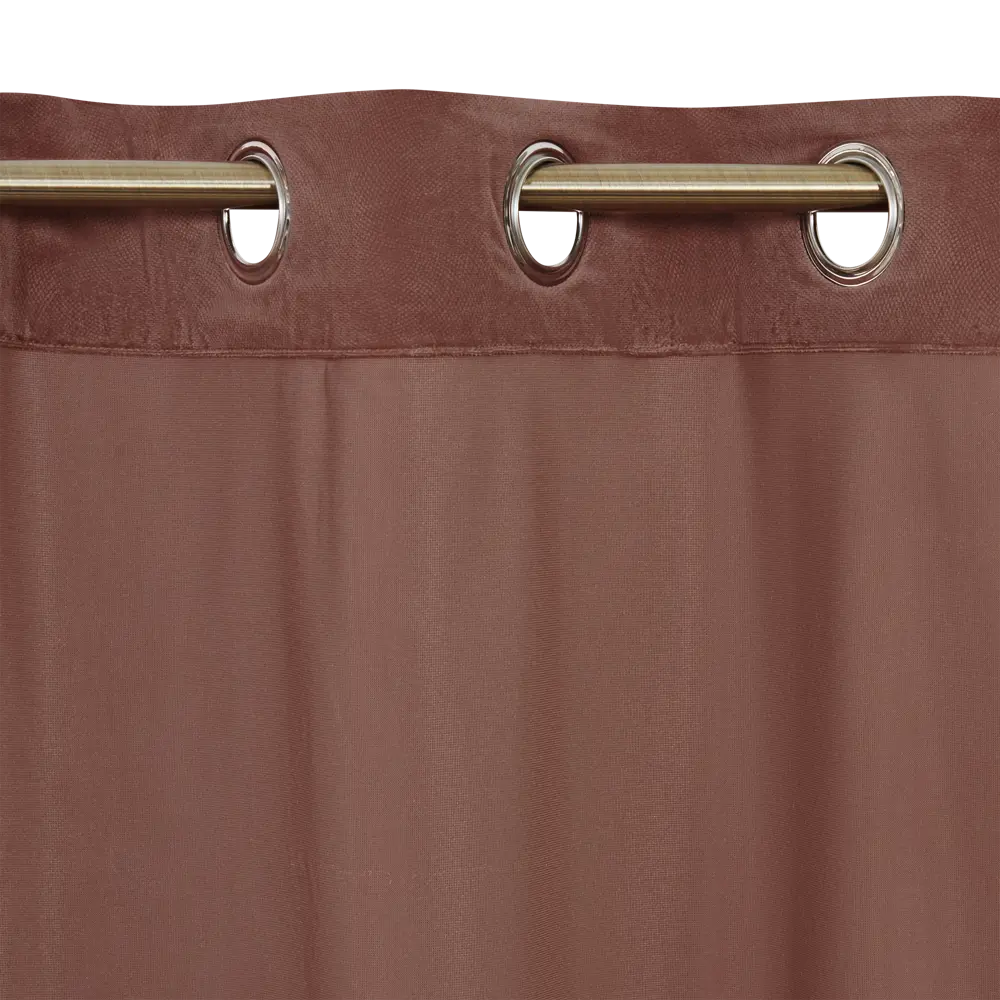 Штора на люверсах Lilou 140x260 см цвет красный Atmosphera STLM-2141503 - Вид №3