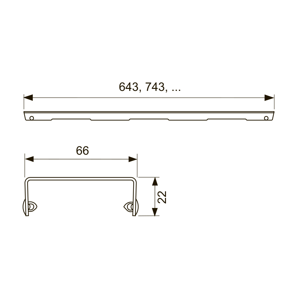 601210 Декоративные панели прямые Tece TECEdrainline - Вид №1
