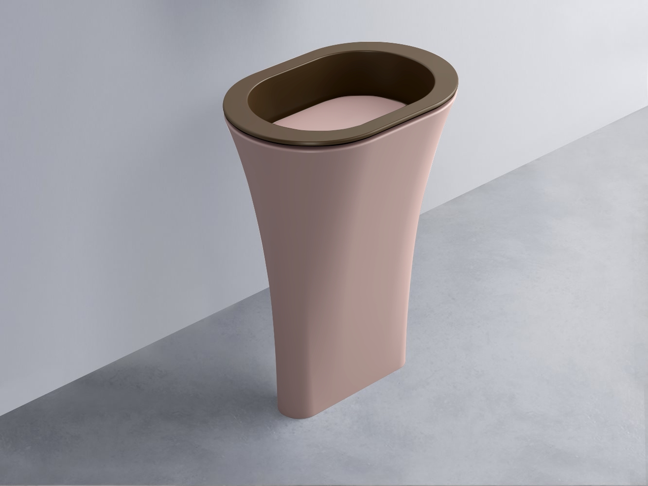 AMLA65-CA+AMPILO-CP+AMCOLO-CP Раковина Amedeo Ovale отдельностоящая cielo Enjoy + Amedeo Ceramica Cielo