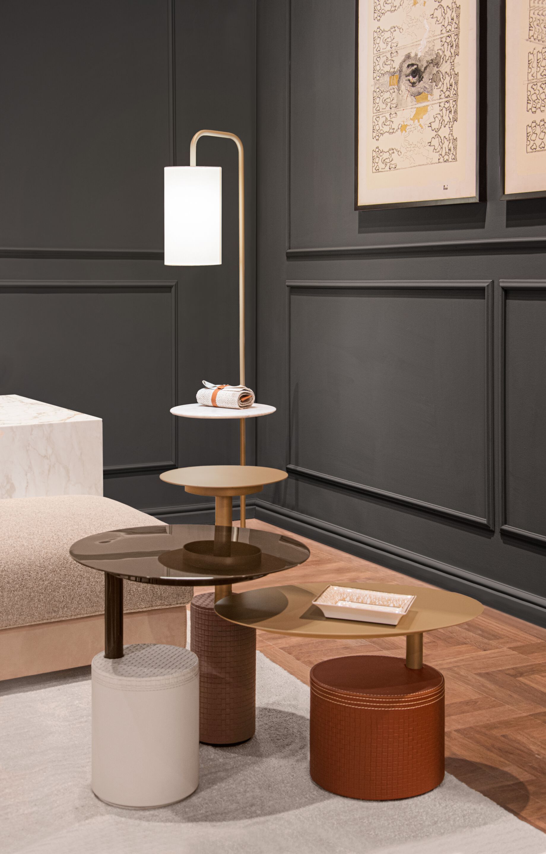 Торшер с мраморной деталью Formitalia CLUB ARCH-00138524 - Вид №1