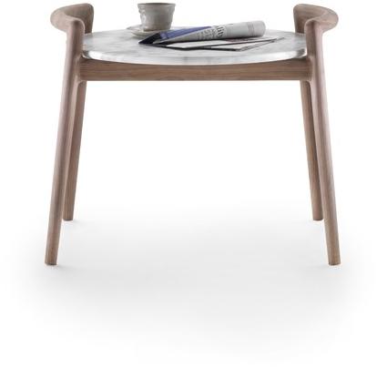 Flexform Круглый деревянный журнальный столик с мраморной столешницей sun-id-1346917 - Вид №6
