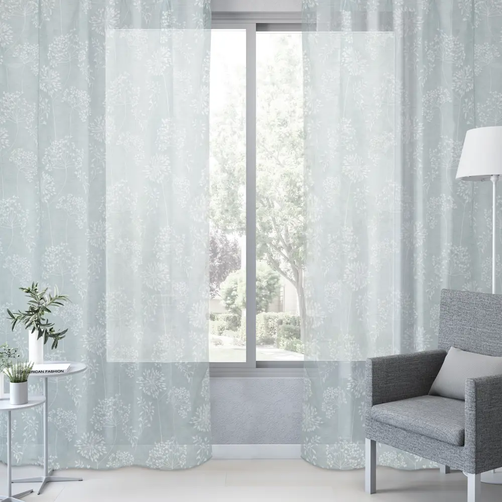 Тюль на ленте Manuela 250x280 см цвет синий 83406981 STLM-2064450 INSPIRE  - Вид №3