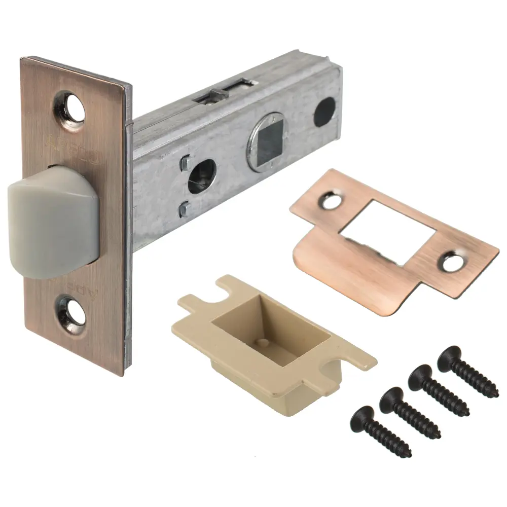 Защелка без фиксации Apecs 5400-Р, 22х68 мм, сталь, цвет старая медь STLM-2190726 - Вид №1