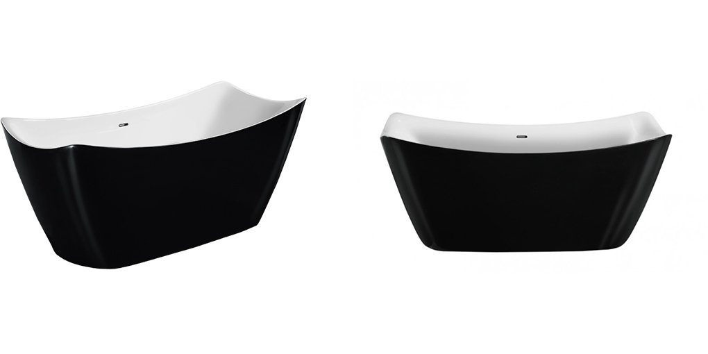 Ванна акриловая отдельностоящая Brown Wood Lagard MEDA lgd-mda-bw - Вид №1