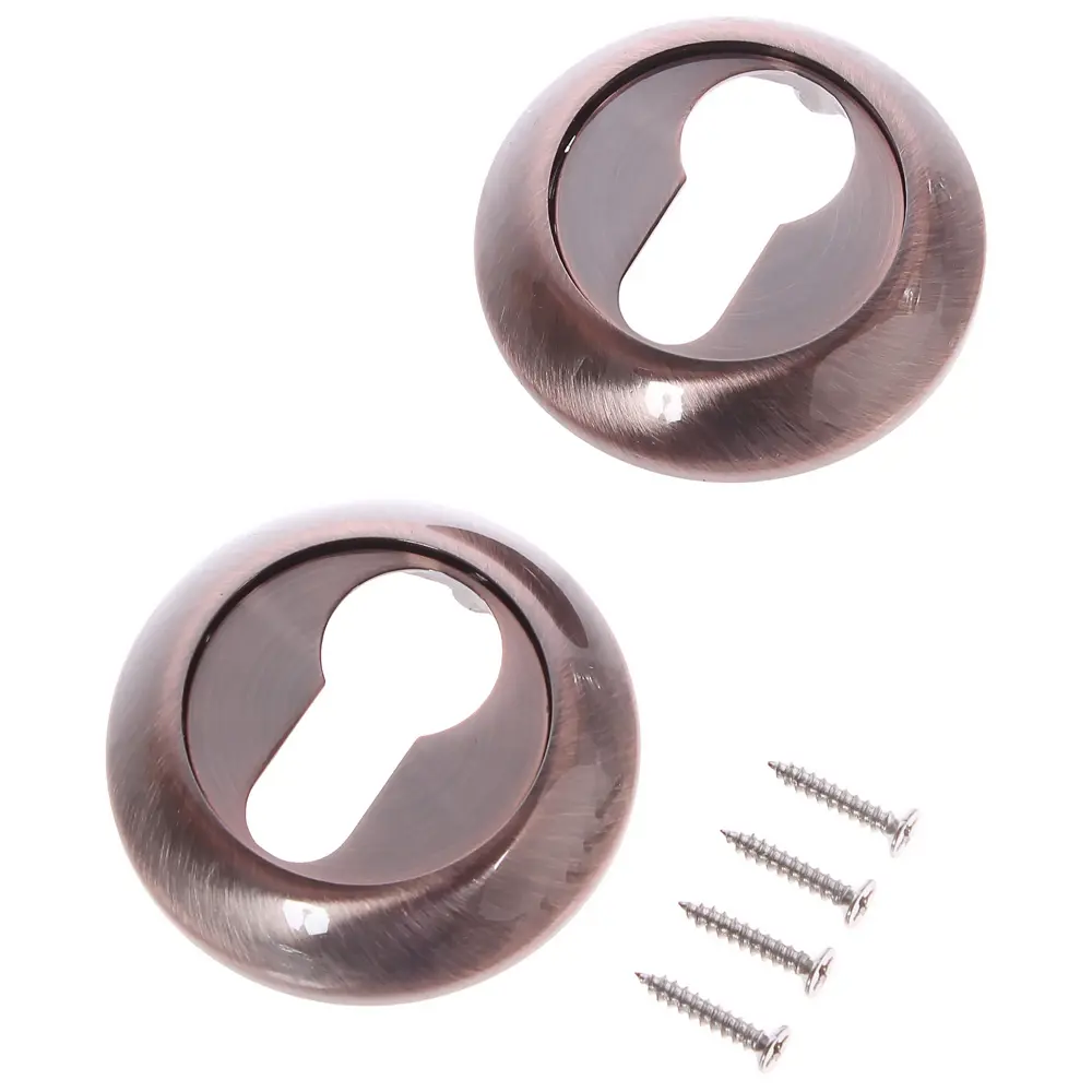 Накладки на цилиндр Megapolis DP-C-08-AC цвет медь 2 шт APECS STLM-2078438 - Вид №1