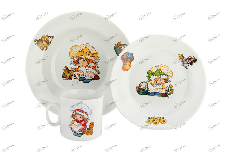 Набор посуды Mother's help 2 КОРАЛЛ KIDS 029655 Белый