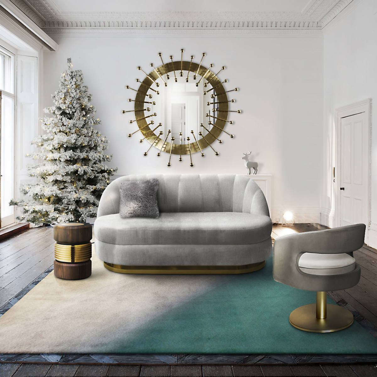 Диваны Gable Sofa Covethouse ESSENTIAL HOME  - Вид №1