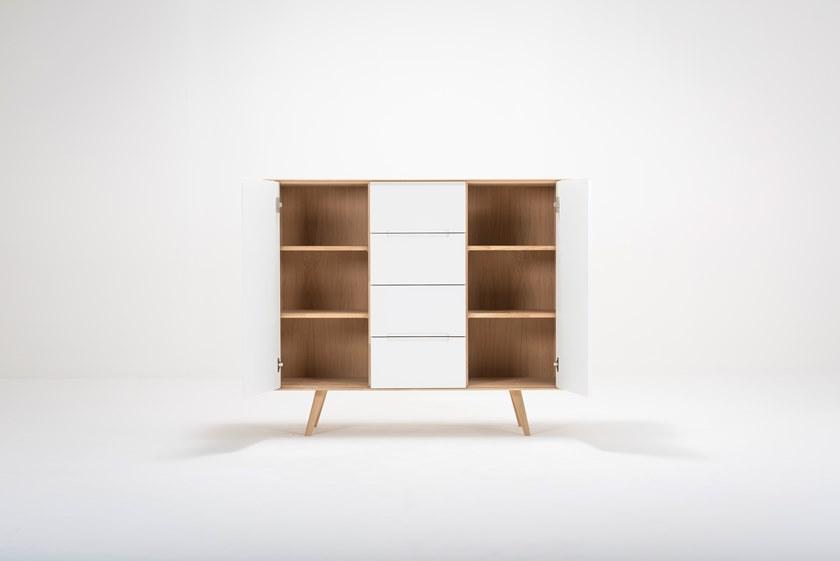 Gazzda Комод из дуба с распашными дверцами с ящиками Ena sun-id-1516270 - Вид №3