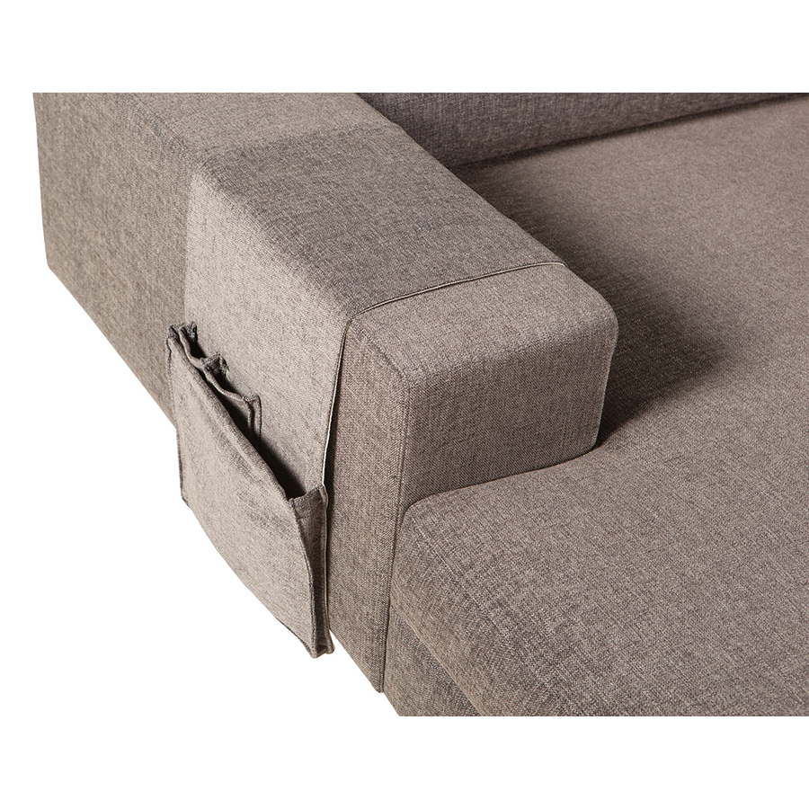 Диван угловой Quattro, левосторонний, серый Sits S1575 - Вид №8