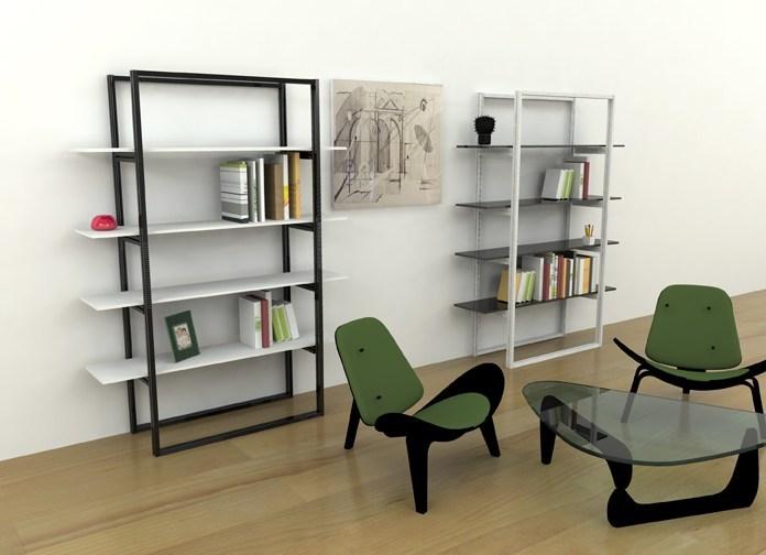STUDIO T Модульный офисный книжный шкаф из экструдированного алюминия Inuno sun-id-1418811 - Вид №8