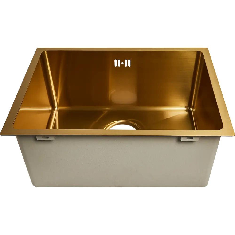 Мойка для кухни врезная Maidsinks LHS5040-R15-001GD 50x40 см глубина чаши 20 см нержавеющая сталь цвет золотистый 89049191 STLM-2196170  - Вид №1