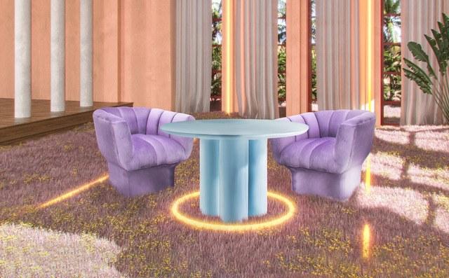 Moanne Мягкое бархатное кресло с подлокотниками Beirut sun-id-1446757 - Вид №4