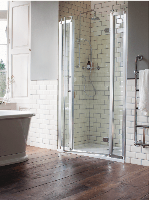 Дверь на петлях 80см и двумя доп. панелями по 30см  Burlington C20, C16, C16  - Вид №2