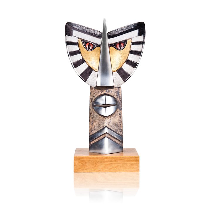 68141 Скульптура "Шеф I", золотая/чёрная, 380 мм Maleras 