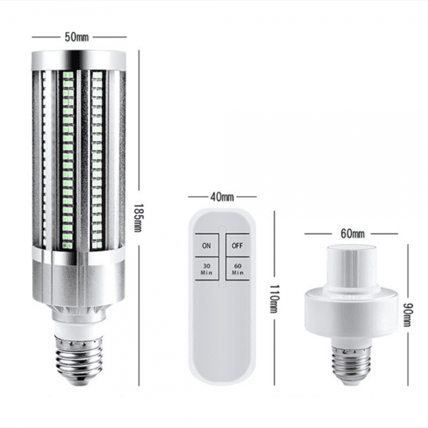 38526 Бактерицидная УФ LED лампа 60W с таймером и пультом ДУ Beauty Star  - Вид №1