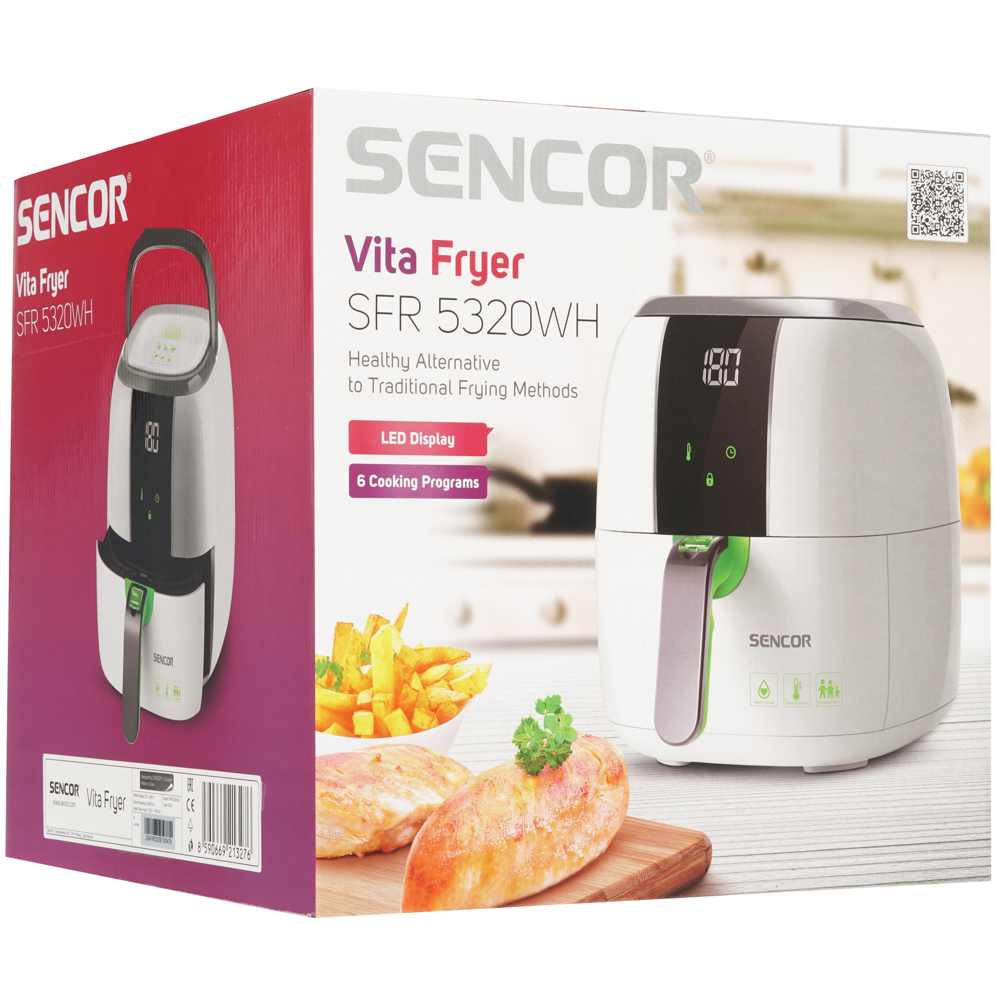 8185263 Аэрогриль Sencor SFR 5320WH белый STDN-0017629 - Вид №7