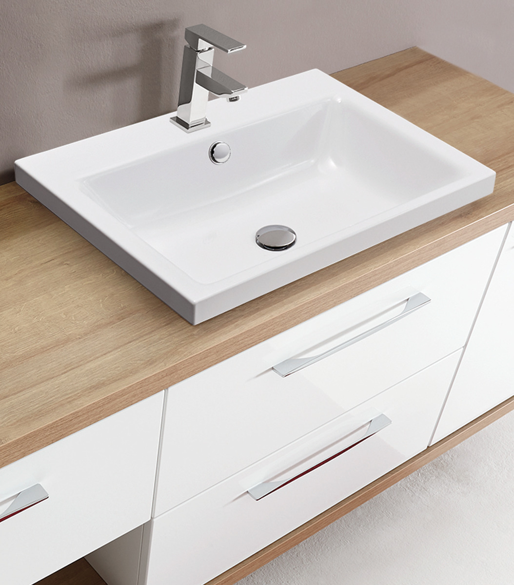 Умывальник KALDEWEI Сталь эмалированная 3154 448 теплый серый 60 31543083448  - Вид №4