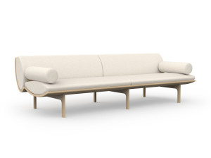 Садовый диван с подлокотниками