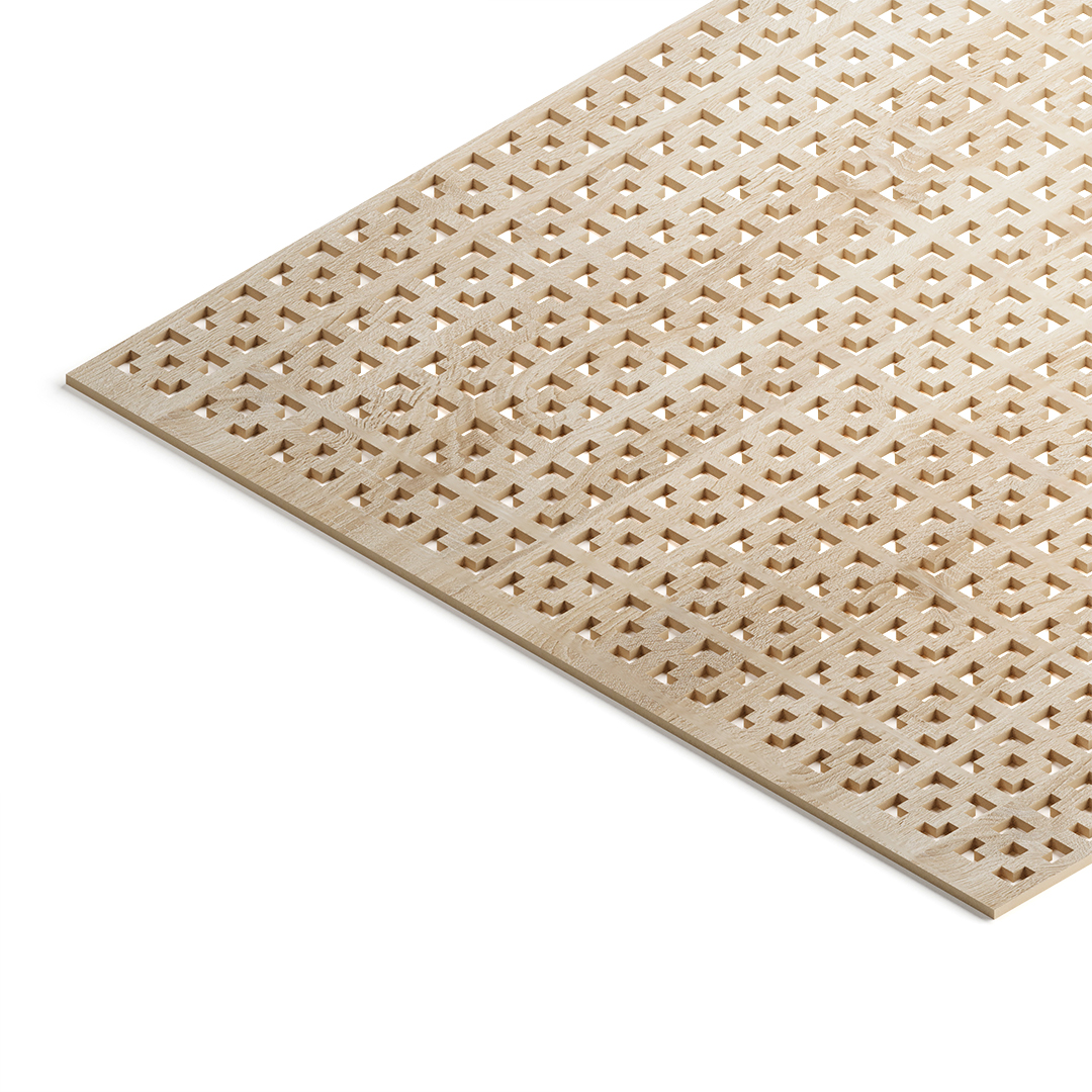 Панель декоративная перфорированная без рамки 120х60 см Дамаско дуб сонома STELLA STSR-191