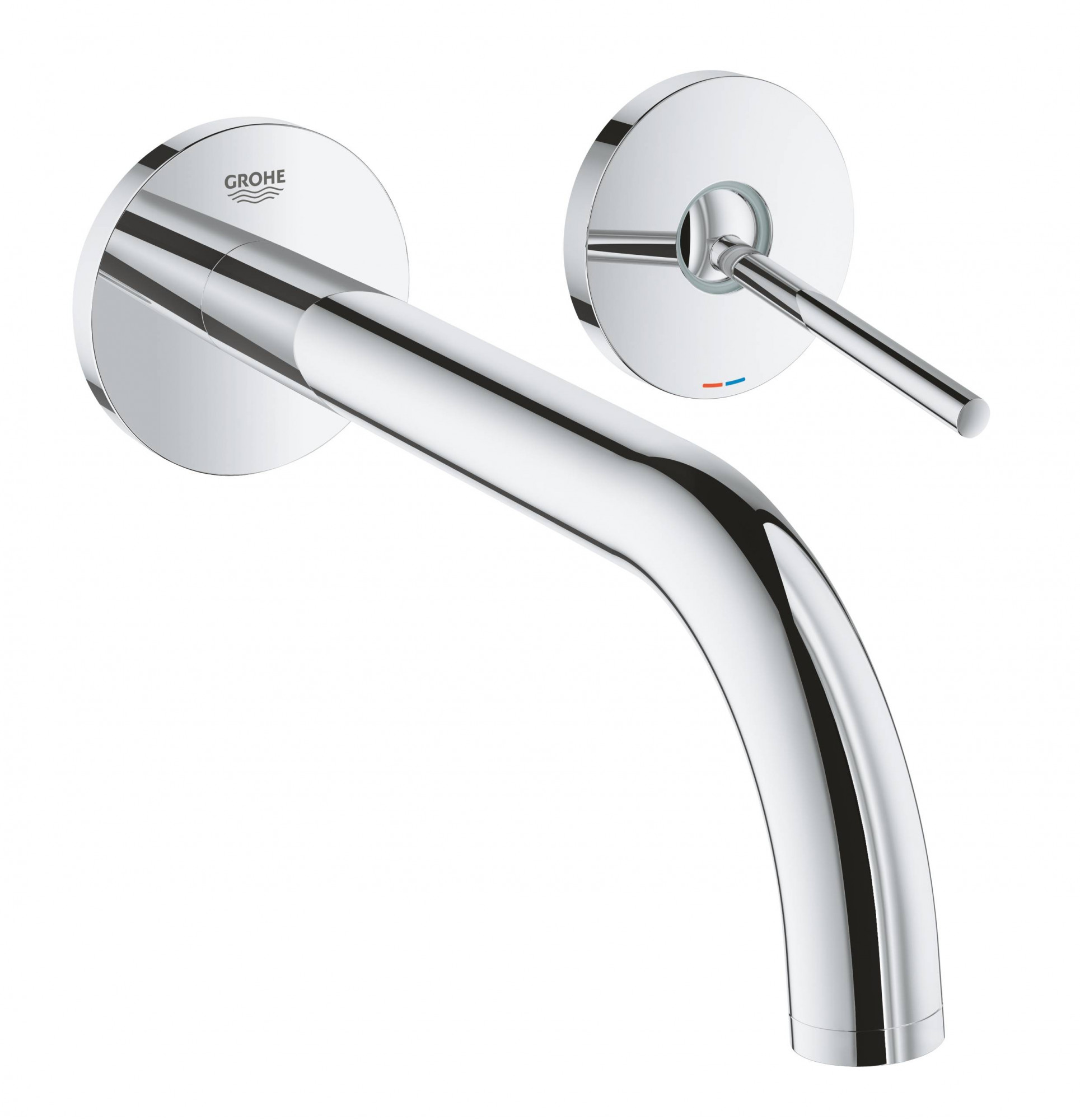 Смеситель GROHE Atrio New Joy для раковины на 2 отверстия, настенный монтаж, хром (19918003)