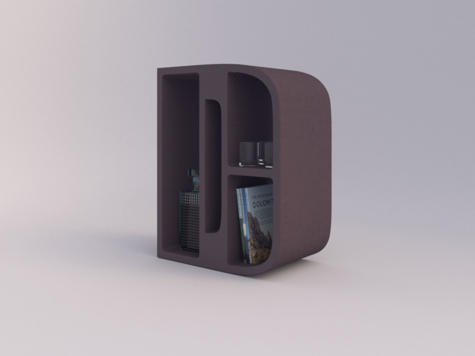 Мебель контейнеры в бетонной конструкции Voltan 555 ARCH-00021949 - Вид №70